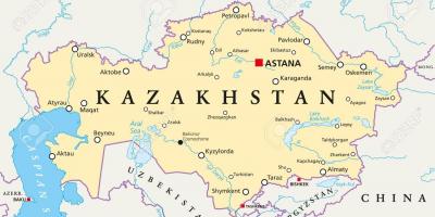 Mapa de astana Kazakhstan
